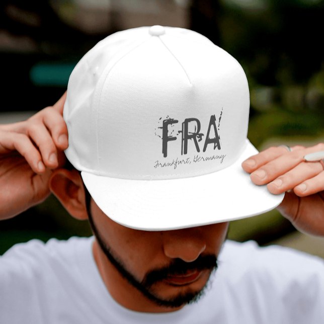 FRA Frankfurt Germany Airport Code Trucker Hat (Creator Uploaded)