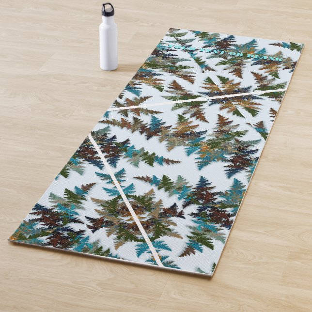 Fracal Arctic Camouflage Yoga Mat (In Situ)