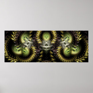 Fracamaska Fractal Poster