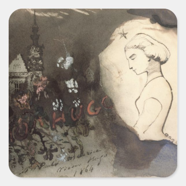 Fracta Juventus, 1864 Square Sticker (Front)