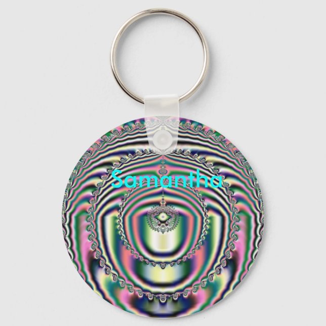 Fractal 10, Samantha, Key Chain (Front)