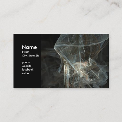 Customizable Fractal-1 Business Card Templates