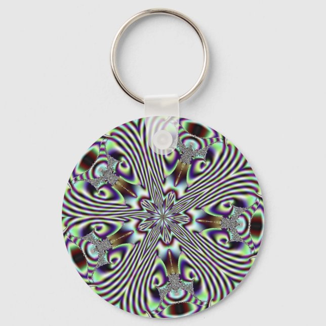 Fractal 3,Keychain Keychain (Front)