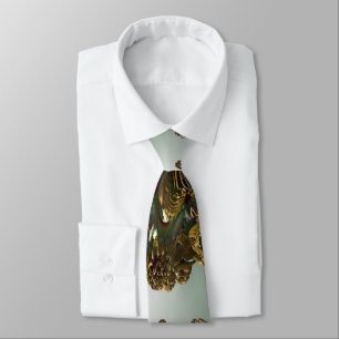 Fractal 3D Sci fi futuristic Meteorite Tie
