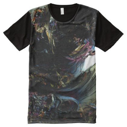 Fractal 3D Sci fi Hard Rock All over printed Man T All-Over-Print Shirt