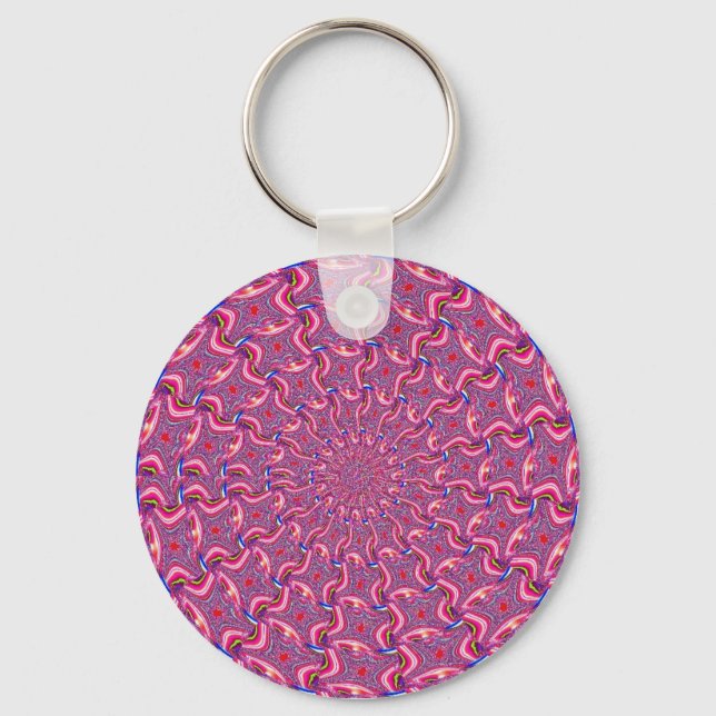 Fractal 61  Keychain (Front)