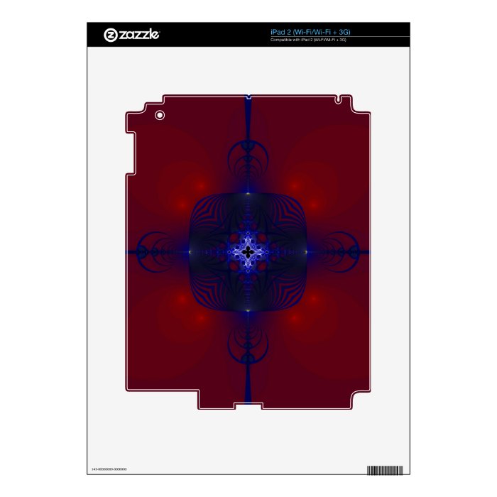 Fractal 753 iPad 2 skins