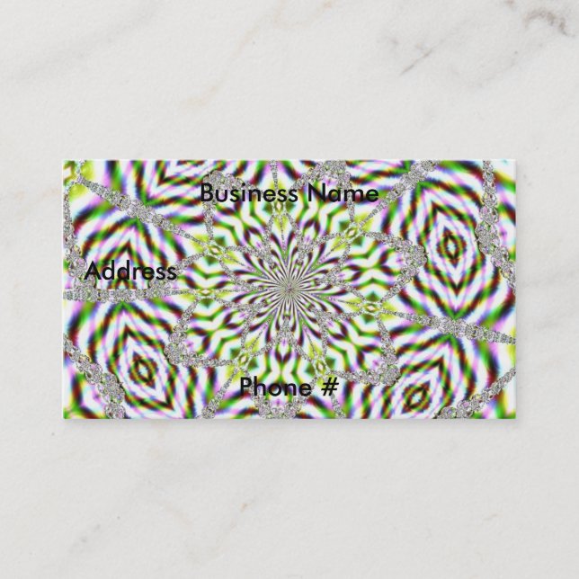 Fractal 87, Business Card (Front)