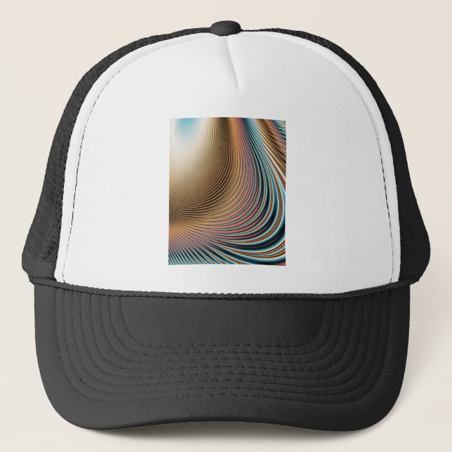 Fractal #8 trucker hat (Front)