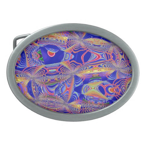 Fractal Abstract 061012a Belt Buckle