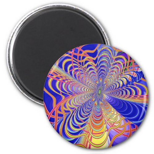Fractal Abstract 061012a Magnet