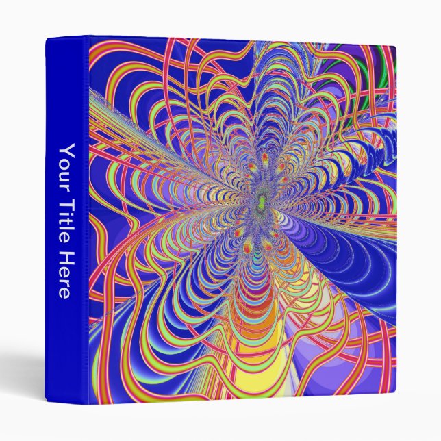 Fractal Abstract 061012d Binder (Front/Spine)