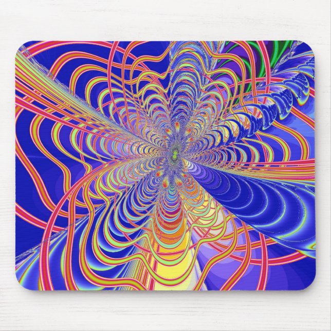 Fractal Abstract 061012d Mouse Pad (Front)
