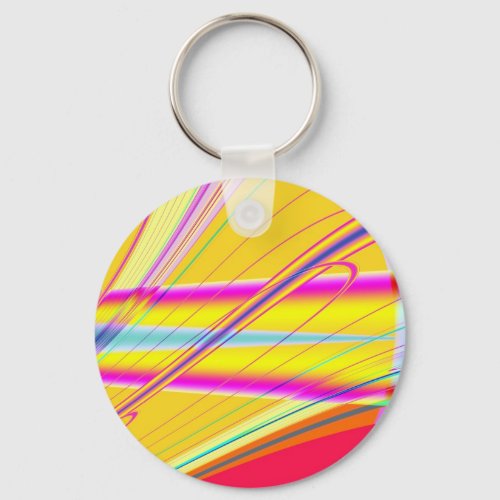 Fractal Abstract 061012e Keychain