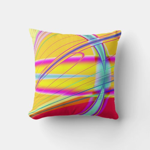 Fractal Abstract 061012e Throw Pillow