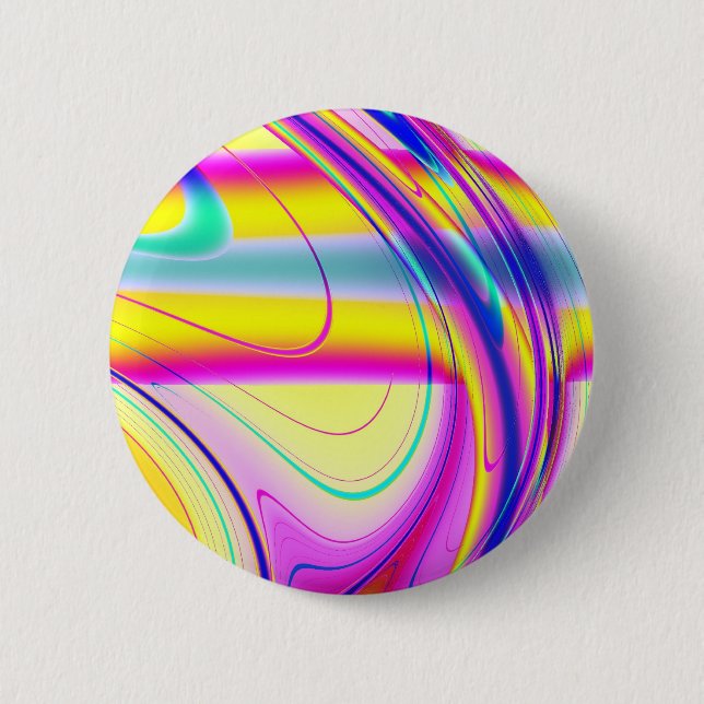 Fractal Abstract 061012f Pinback Button (Front)