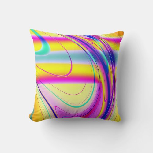 Fractal Abstract 061012f Throw Pillow