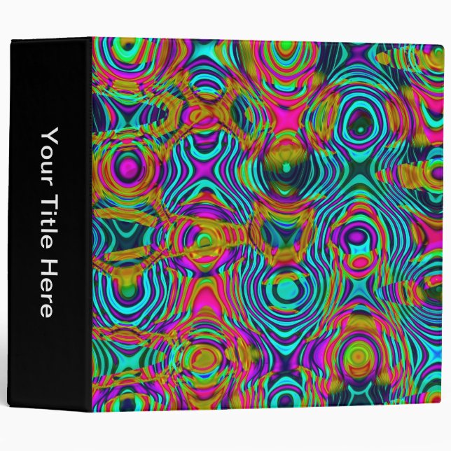 Fractal Abstract 191111a Binder (Front/Spine)