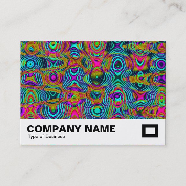 Fractal Abstract 191111a Business Card (Front)