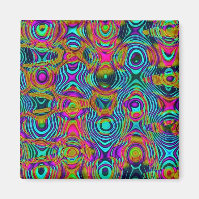 Fractal Abstract 191111a Magnet (Front)