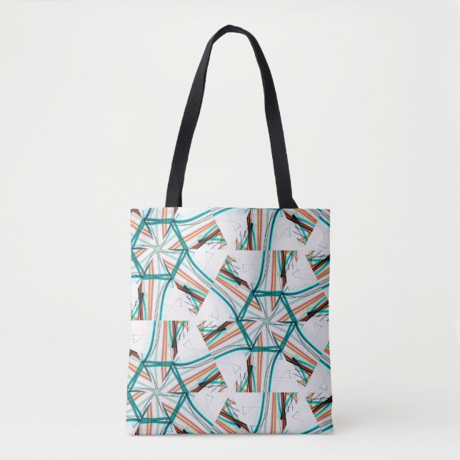 Fractal abstract background. Digital effects. Fest Tote Bag (Front)