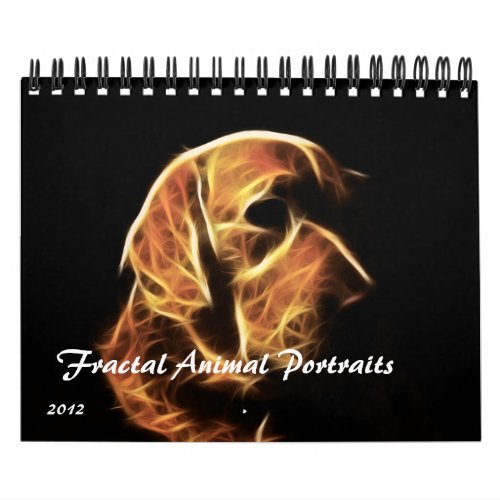 Fractal Animal Portraits 2012 Calendar