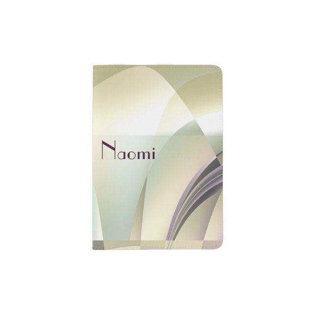 Fractal "Arcs of Dream" Passport Holder (Front)