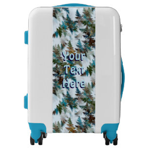 Fractal Arctic Camouflage Luggage