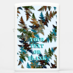 Fractal Arctic Camouflage Zippo Lighter