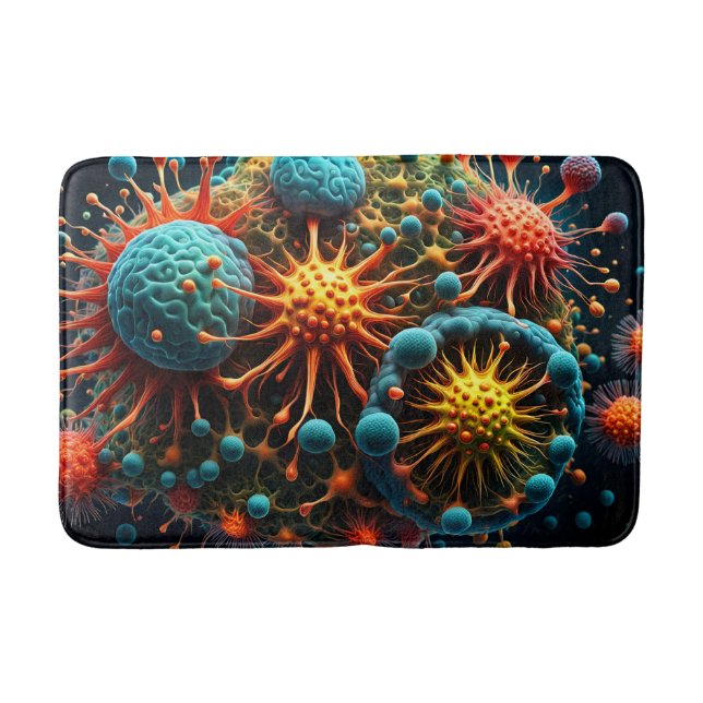fractal arrangement bath mat (Front)