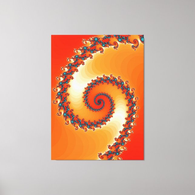 Fractal Art 26 Wrapped Canvas Print (Front)