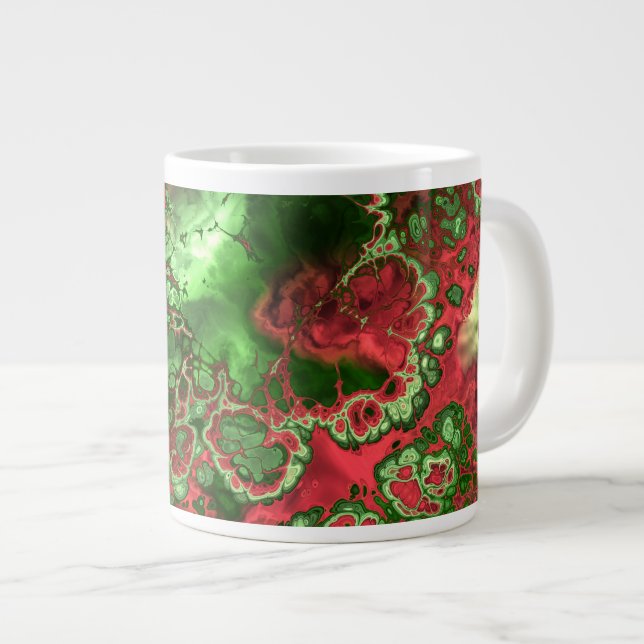 Fractal Art 2-4 Jumbo Mug (Front Right)