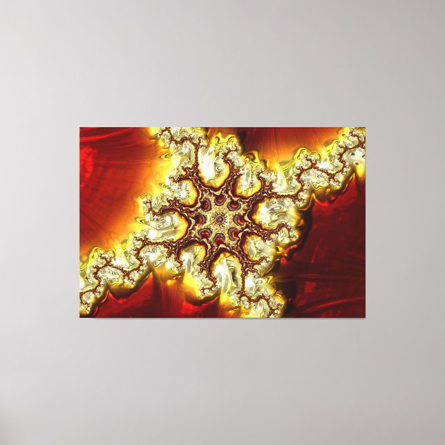 Fractal Art 34 Wrapped Canvas Print (Front)