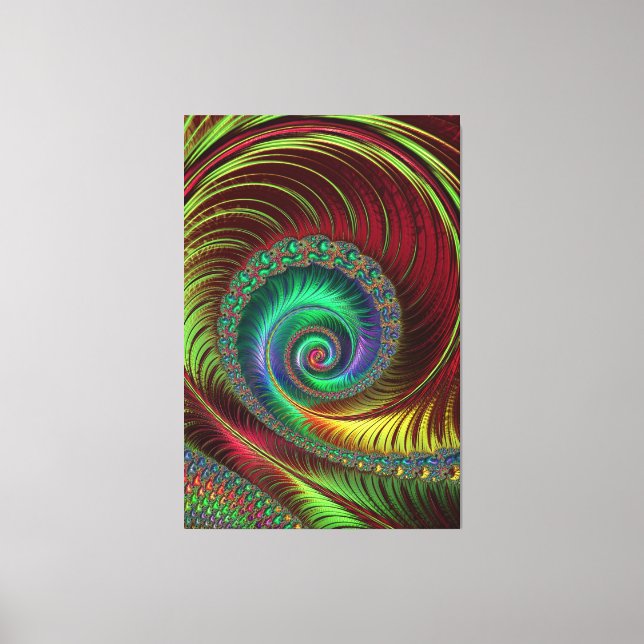 Fractal Art 38 Canvas Print (Front)