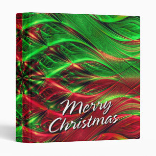 Fractal Art 39 Merry Christmas Binder