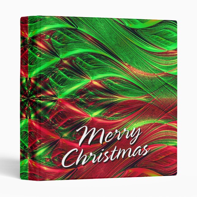 Fractal Art 39 Merry Christmas Binder (Front/Spine)