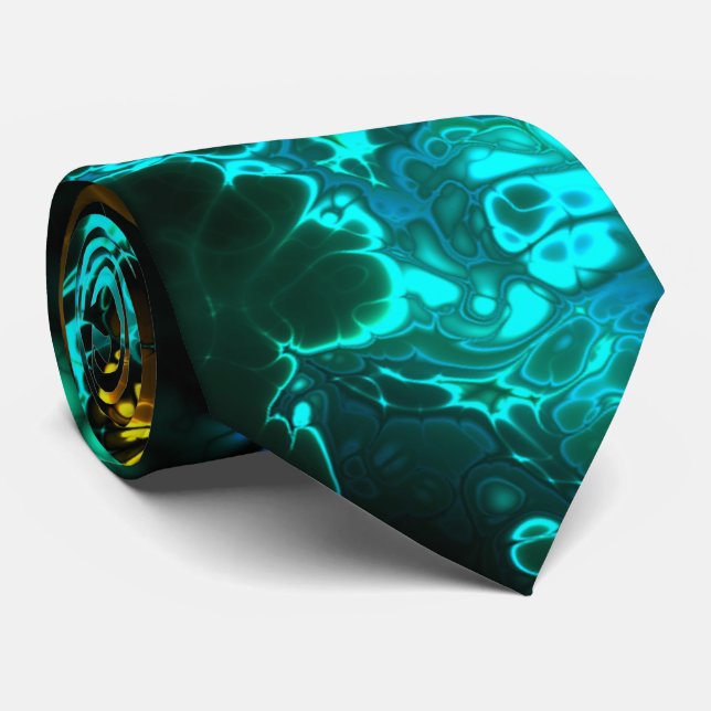 Fractal Art 3-13 Neck Tie (Rolled)