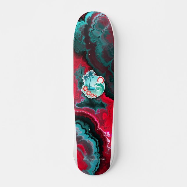 Fractal Art 3-6A Skateboard (Front)