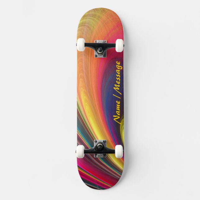 Fractal Art 4 Skateboard (Front)