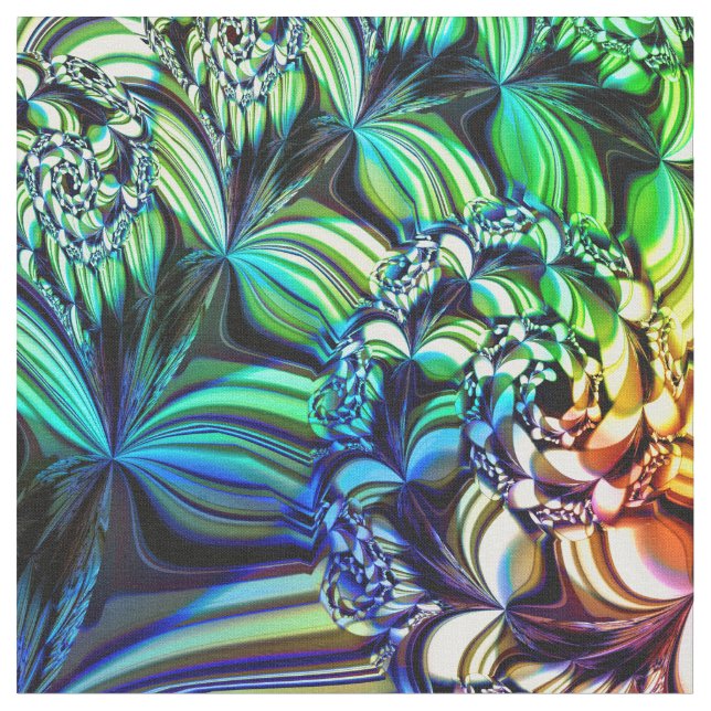Fractal Art 56 Custom Fabric (Close Up)