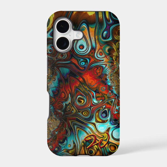 Fractal Art 71 Iphone Case (Back)
