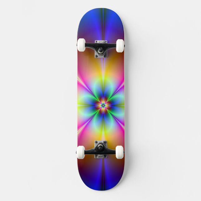 Fractal Art 8 Skateboard Deck (Front)