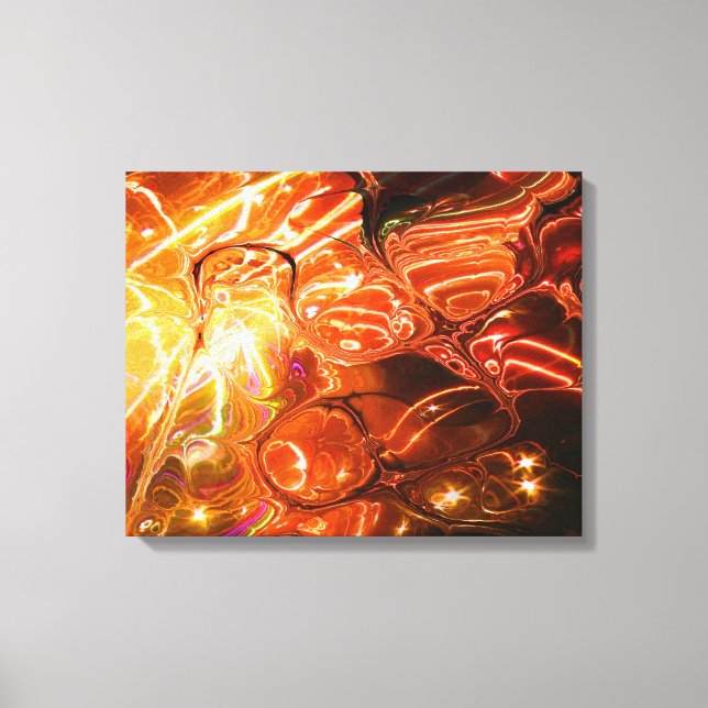 Fractal Art C Wrapped Canvas Print (Front)