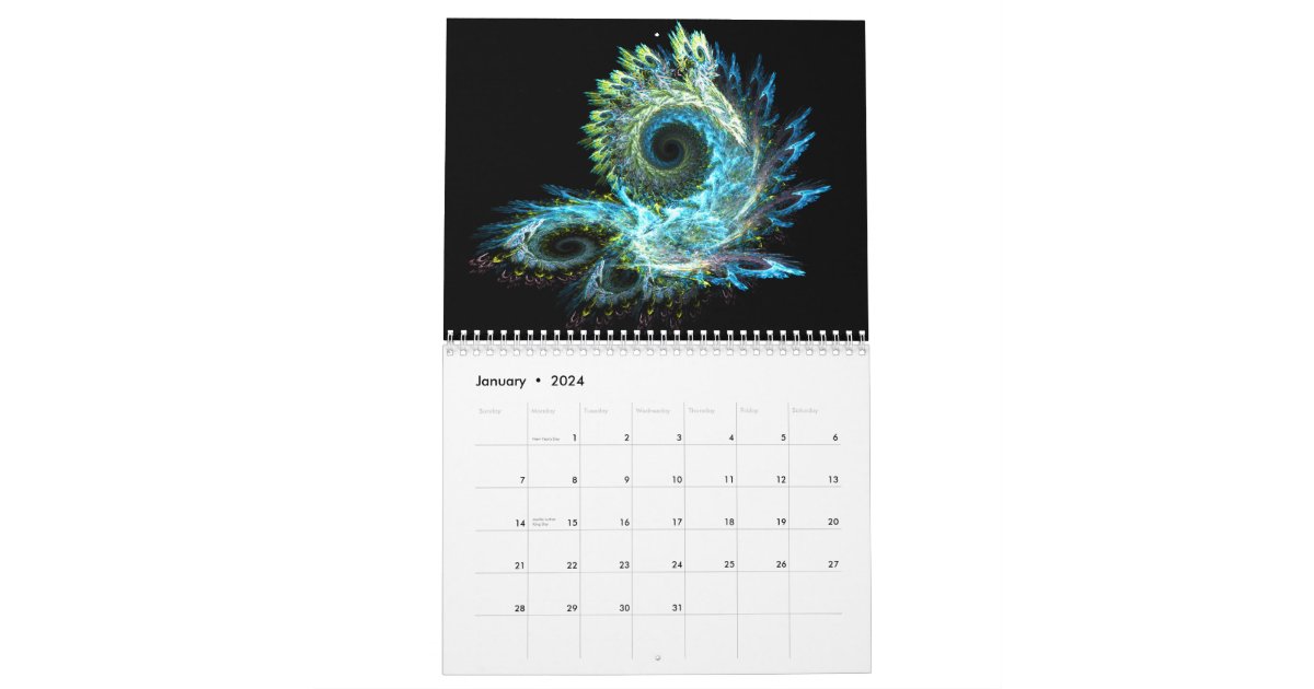 Fractal Art Calendar | Zazzle