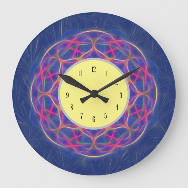 Fractal Art Clock (Front)
