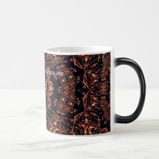 Fractal art color morph mug  (Right)