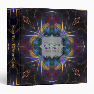 Fractal Art Feathers Album Folder Binder