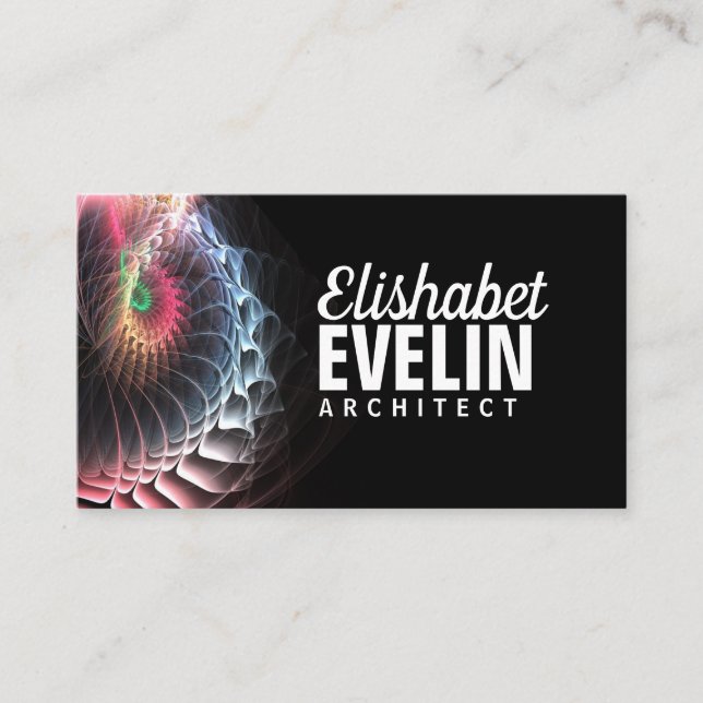 fractal art g76887 business card (Front)