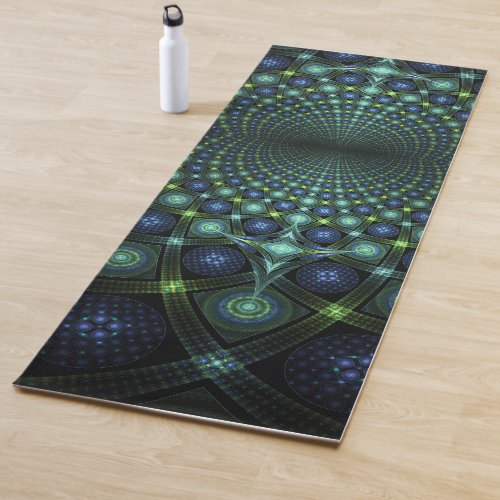 Fractal Art Mandala Universe Yoga Mat