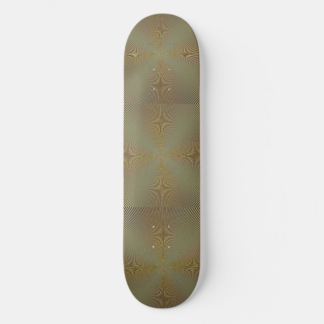 Fractal Art Skateboard Deck (Front)
